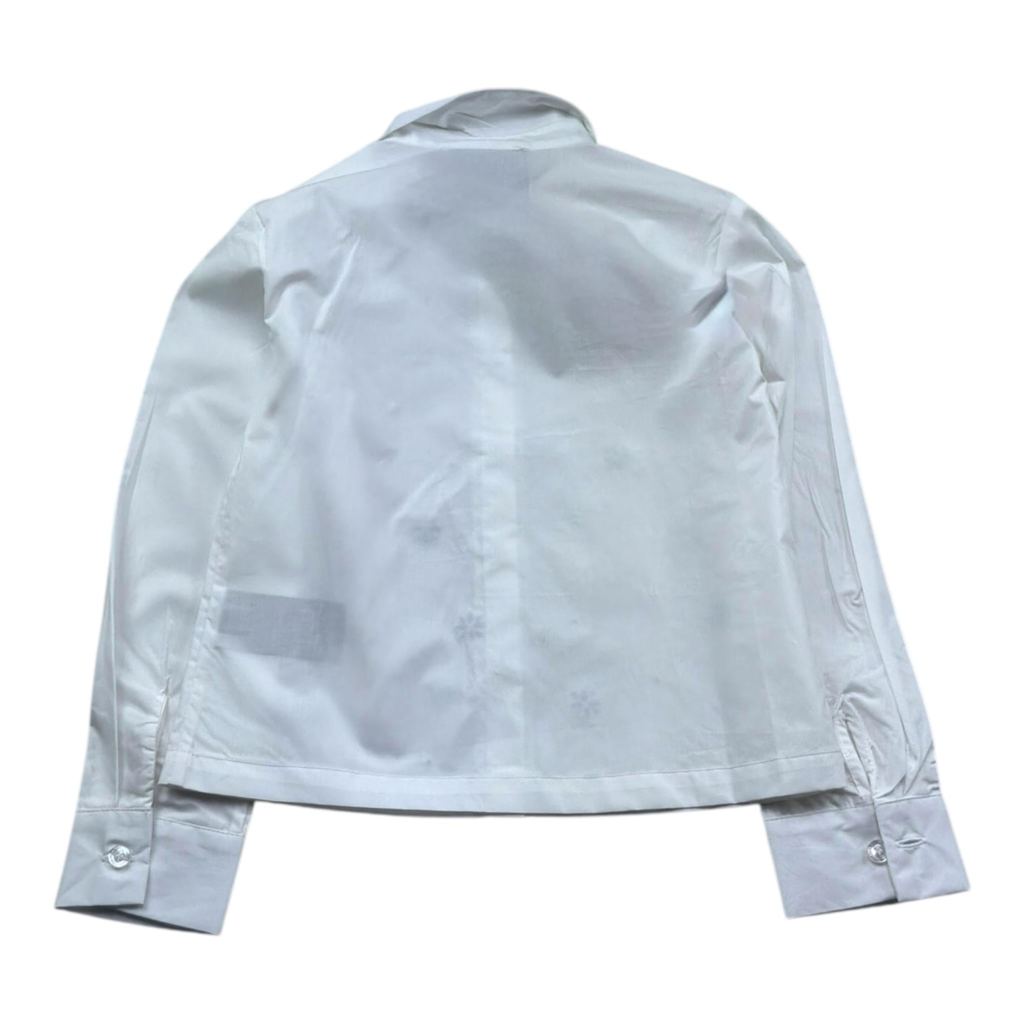 Trussardi Camicia Tinta Unita con Brillantini per Bambina TGP26084CA BIANCO TRUSSARDI 