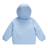 K-WAY giubbino tinta unita con cappuccio in contrasto Azzurro per Neonato K61157W AZZURRO K-WAY 