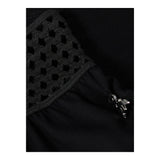 PATRIZIA PEPE short tinta unita con elastico in vita e trafori Nero per Bambina 7P0332 NERO PATRIZIA PEPE 