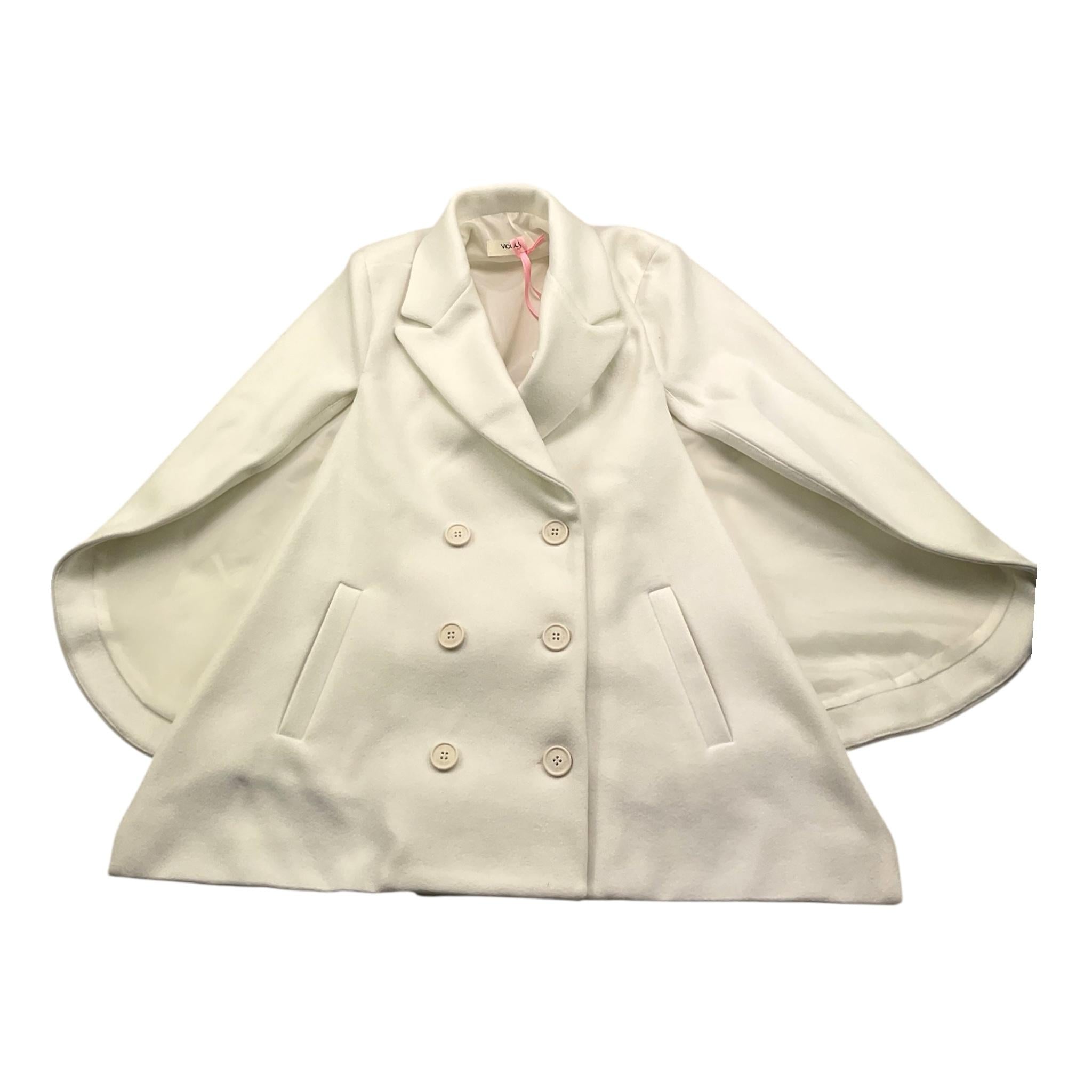 VICOLO cappotto modello mantella tinta unita doppiopetto Bianco per Bambina 3141OC00063 BIANCO VICOLO 