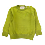 Cesare Paciotti Maglia Girocollo Tinta Unita con Stampa per Neonato MGP5154B VERDE CESARE PACIOTTI 