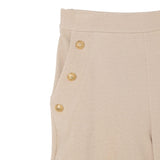 Balmain Short Tinta Unita con Finti Bottoni per Bambina BW6C89 ORO BALMAIN 