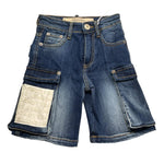 Yes London Bermuda In Denim Tinta Unita per Bambino JR7037 BLU YES LONDON 