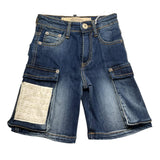 Yes London Bermuda In Denim Tinta Unita per Bambino JR7037 BLU YES LONDON 