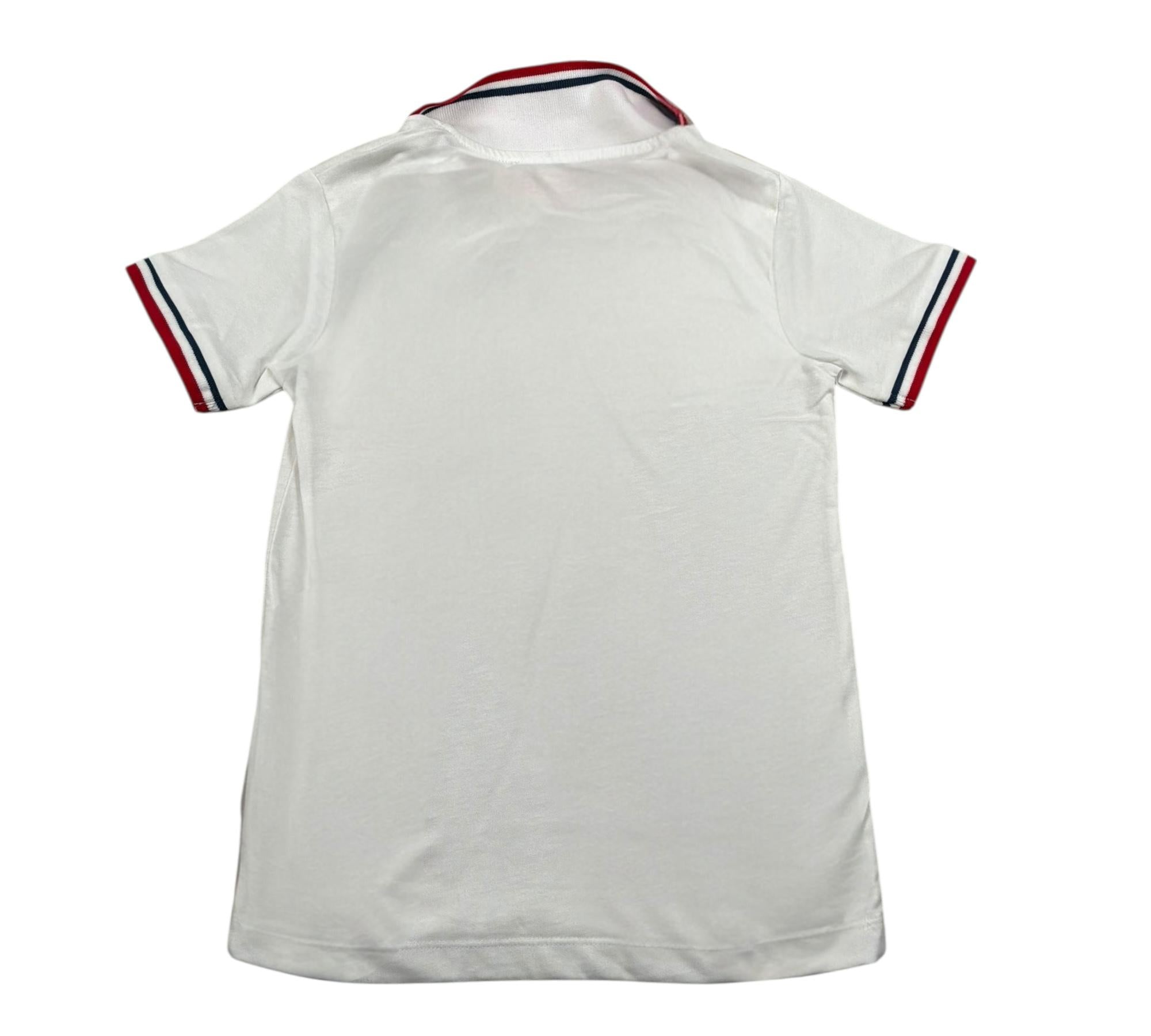 Trussardi Polo Mezza Manica Tinta Unita con Logo per Bambino TBP26003POJ BIANCO TRUSSARDI 