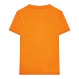 Guess T-Shirt Tinta Unita con Stampa per Neonato N3GI00K8HM0 ARANCIONE GUESS 