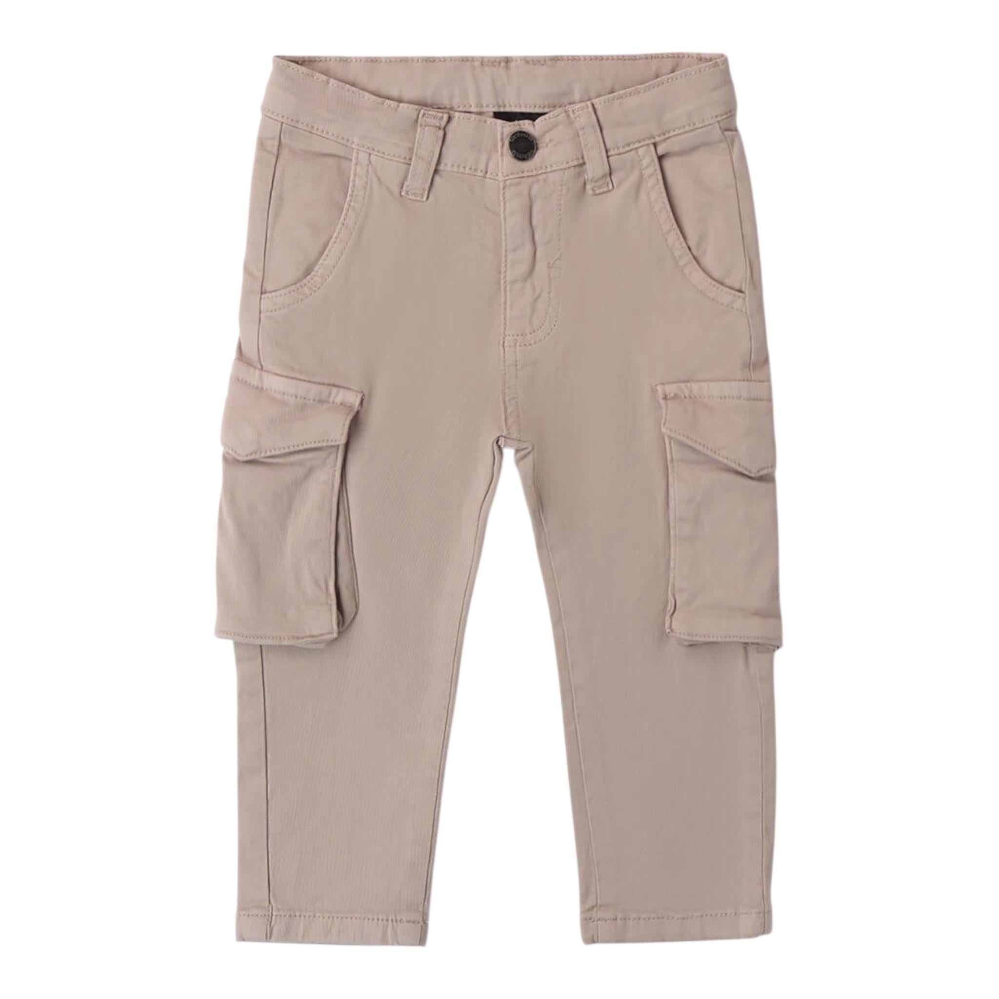 SARABANDA pantalone tinta unita con girovita regolabile Sabbia per Neonato 0A166 SABBIA SARABANDA 