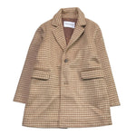 TRUSSARDI cappotto tinta unita con microfantasia Beige per Bambino TBA25119CP BEIGE TRUSSARDI 