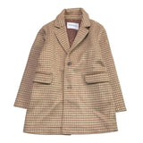 TRUSSARDI cappotto tinta unita con microfantasia Beige per Bambino TBA25119CP BEIGE TRUSSARDI 