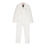 Fay Completo 2 Pezzi Giacca-Pantalone Tinta Unita per Bambino FU3P40 BIANCO FAY 