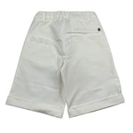 Dondup Bermuda Tinta Unita con Girovita Regolabile per Bambino DMBE52 PANNA DONDUP 