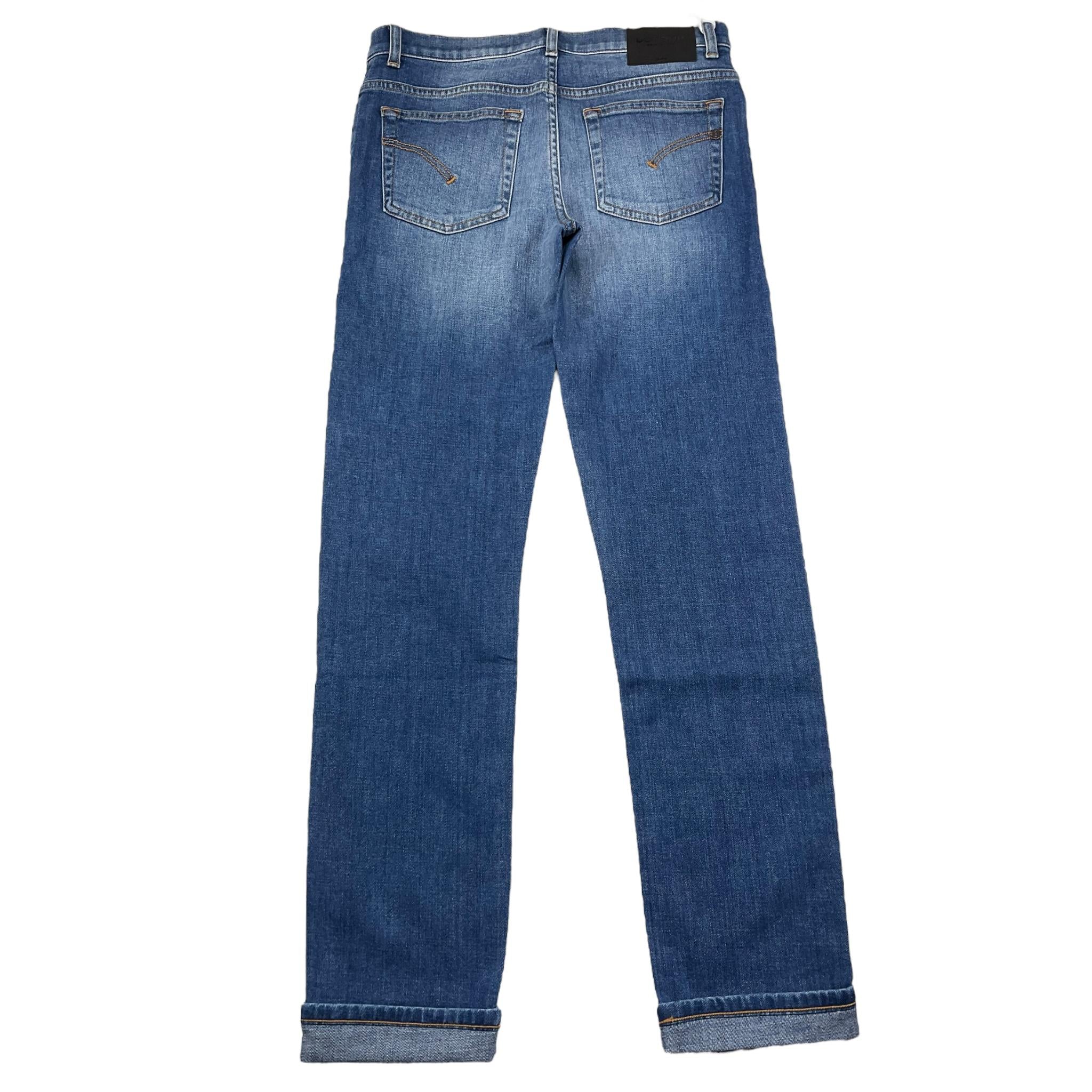DONDUP jeans tinta unita con girovita regolabile Blu per Bambino DMPA052 BLU DONDUP 