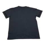 Iceberg T-Shirt Girocollo Tinta Unita con Paillettes per Bambina TSICE5157J NERO ICEBERG 
