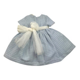 TETO E TATTA abito mezza manica tinta unita Azzurro per Neonata VE6727 AZZURRO TETO E TATTA 