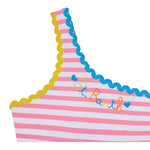 Saint Barth Costume 2 Pezzi Fascia-Mutandina per Bambina VIVYW BIANCO/ROSA SAINT BARTH 