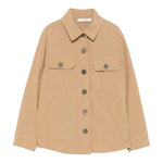 Paolo Pecora Camicia Manica Lunga Tinta Unita per Bambino PP4067X BEIGE PAOLO PECORA 
