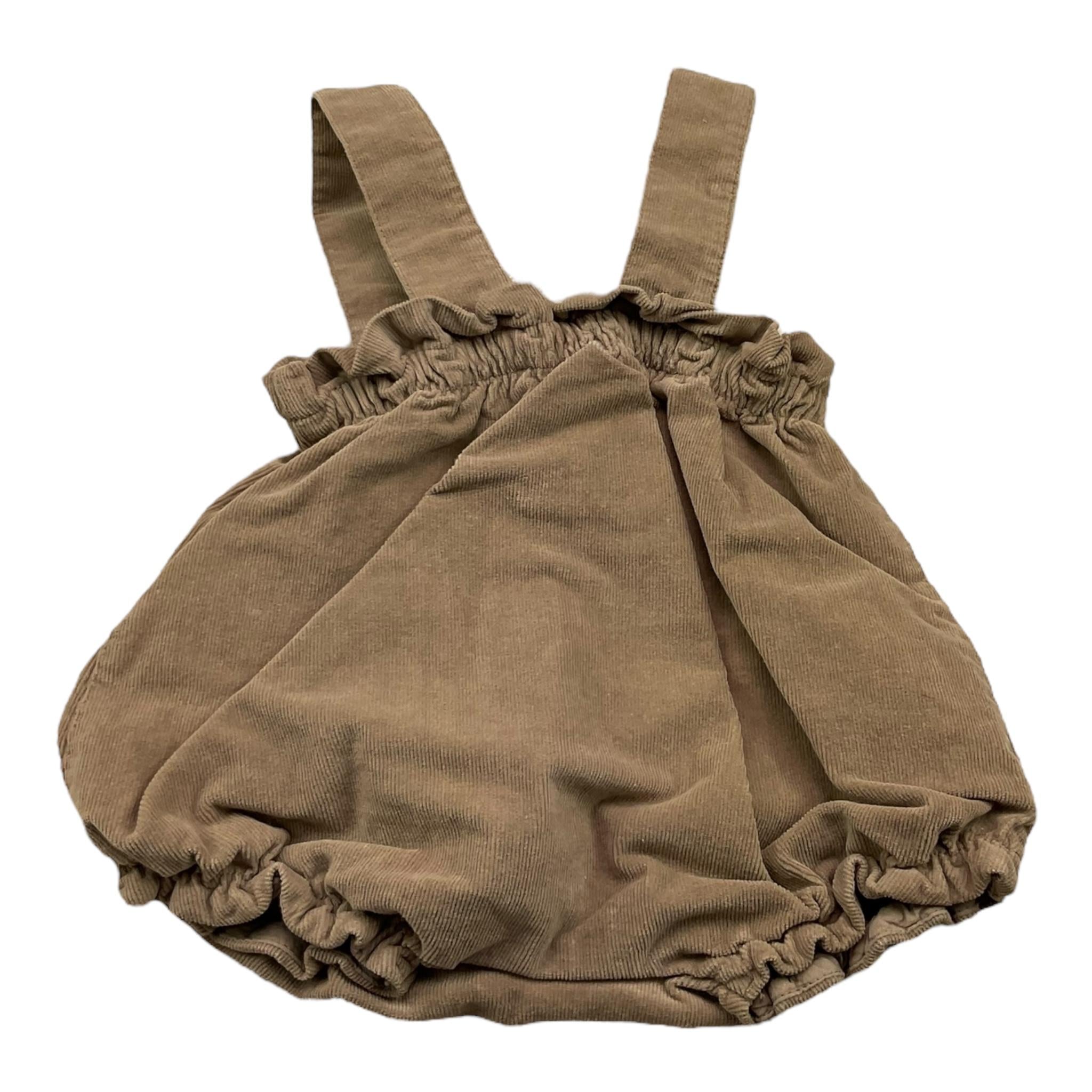 WEDOBLE pagliaccetto tinta unita con bretelle Marrone per Neonata I2404905 MARRONE WEDOBLE 