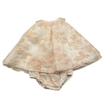 LA STUPENDERIA abito giromanica tinta unita cn culotte Bianco per Neonata CBAB56 BIANCO LA STUPENDERIA 