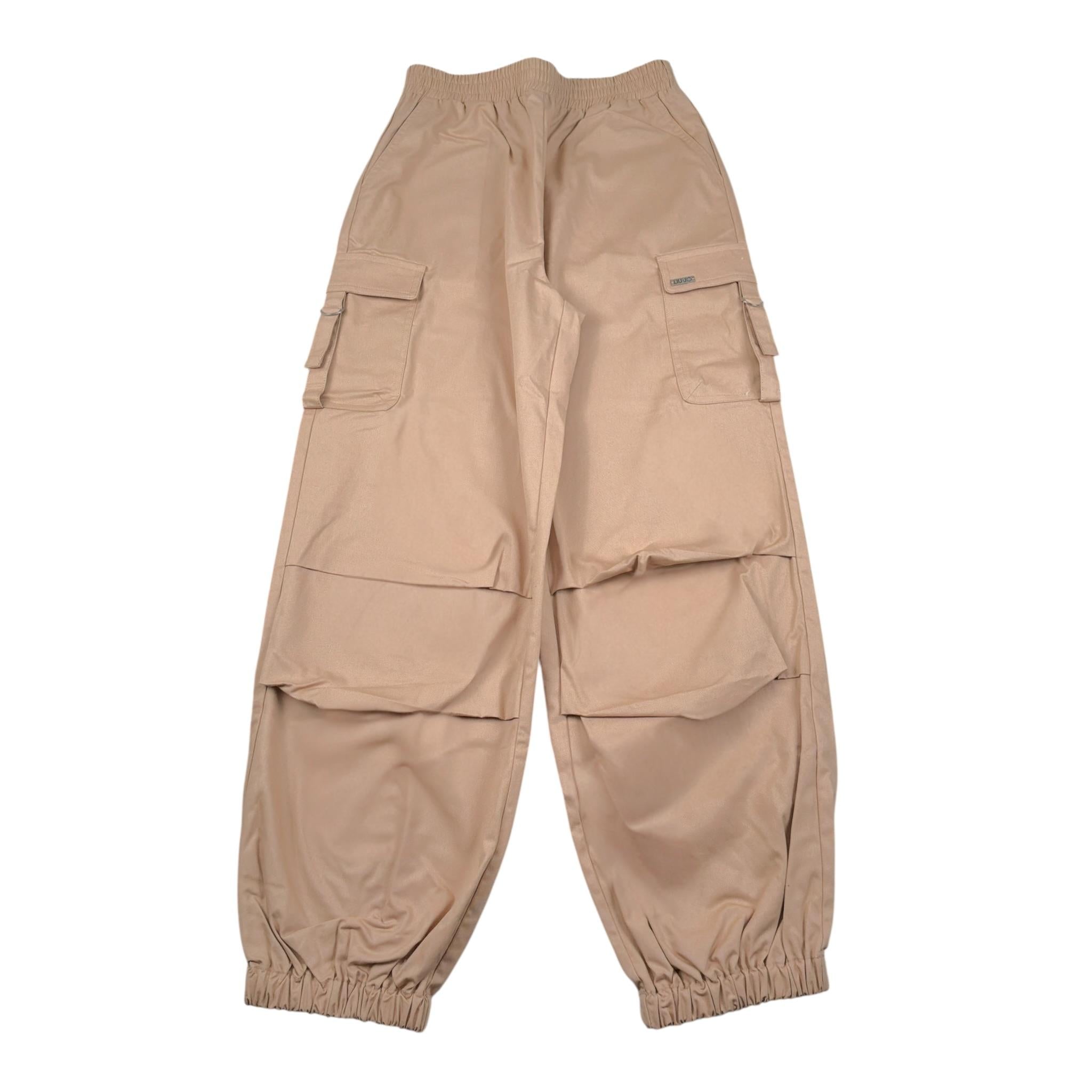 Liu Jo Pantalone tinta unita con Elastico In Vita Beige per Bambina GA5027XX BEIGE LIU JO 