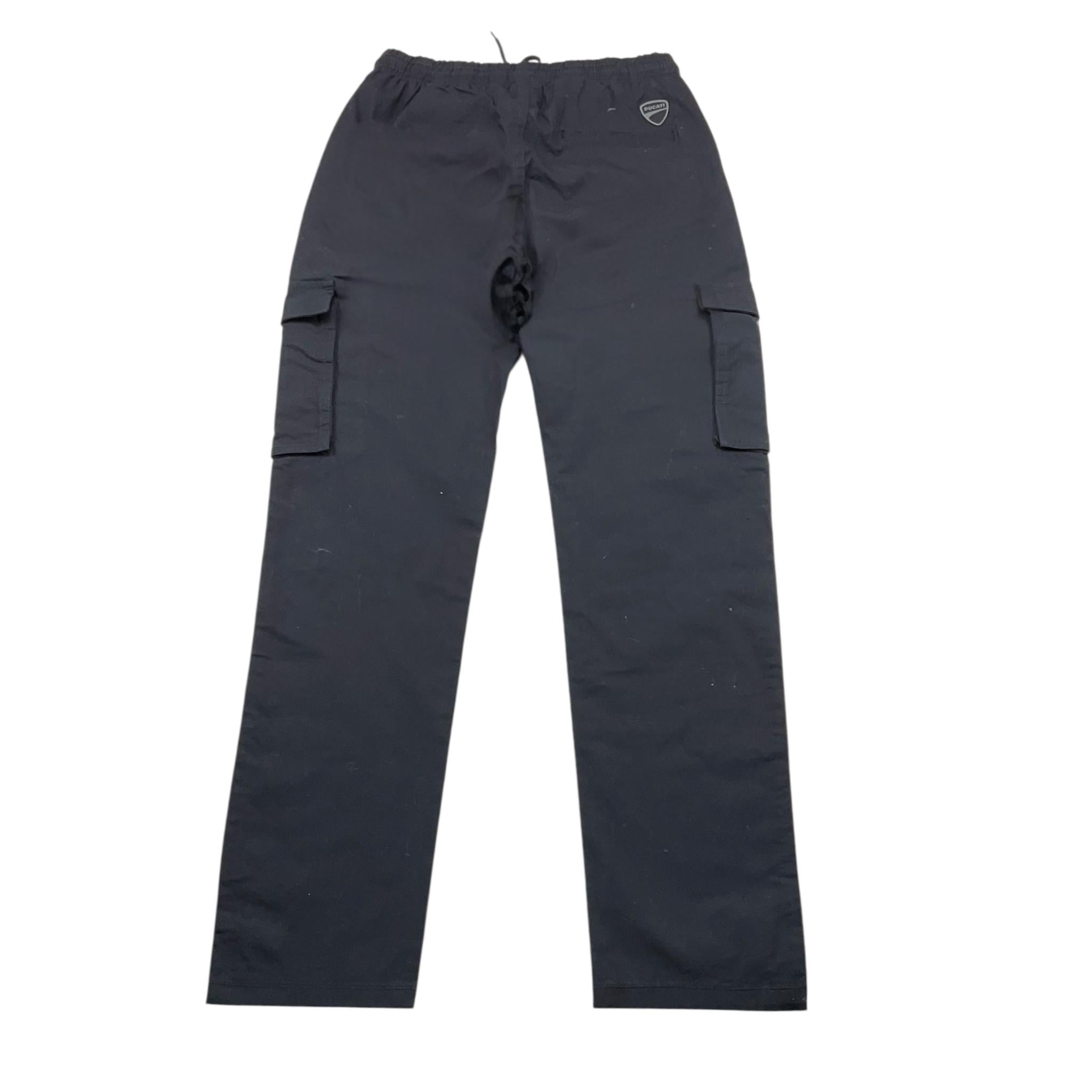 DUCATI pantalone tinta unita con elastico in vita Nero per Bambino G8618 NERO DUCATI 