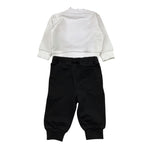 Cesare Paciotti Completo 2 Pezzi Bicolore Felpa-Pantalone per Neonato COMP5102B BIANCO/NERO CESARE PACIOTTI 
