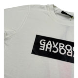 Gavroche Tshirt Girocollo tinta unita con Stampa Panna per Bambino B921 PANNA GAVROCHE 