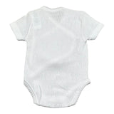 Calamaro Body Tinta Unita Mezza Manica per Neonata FJDJJD BIANCO CALAMARO 