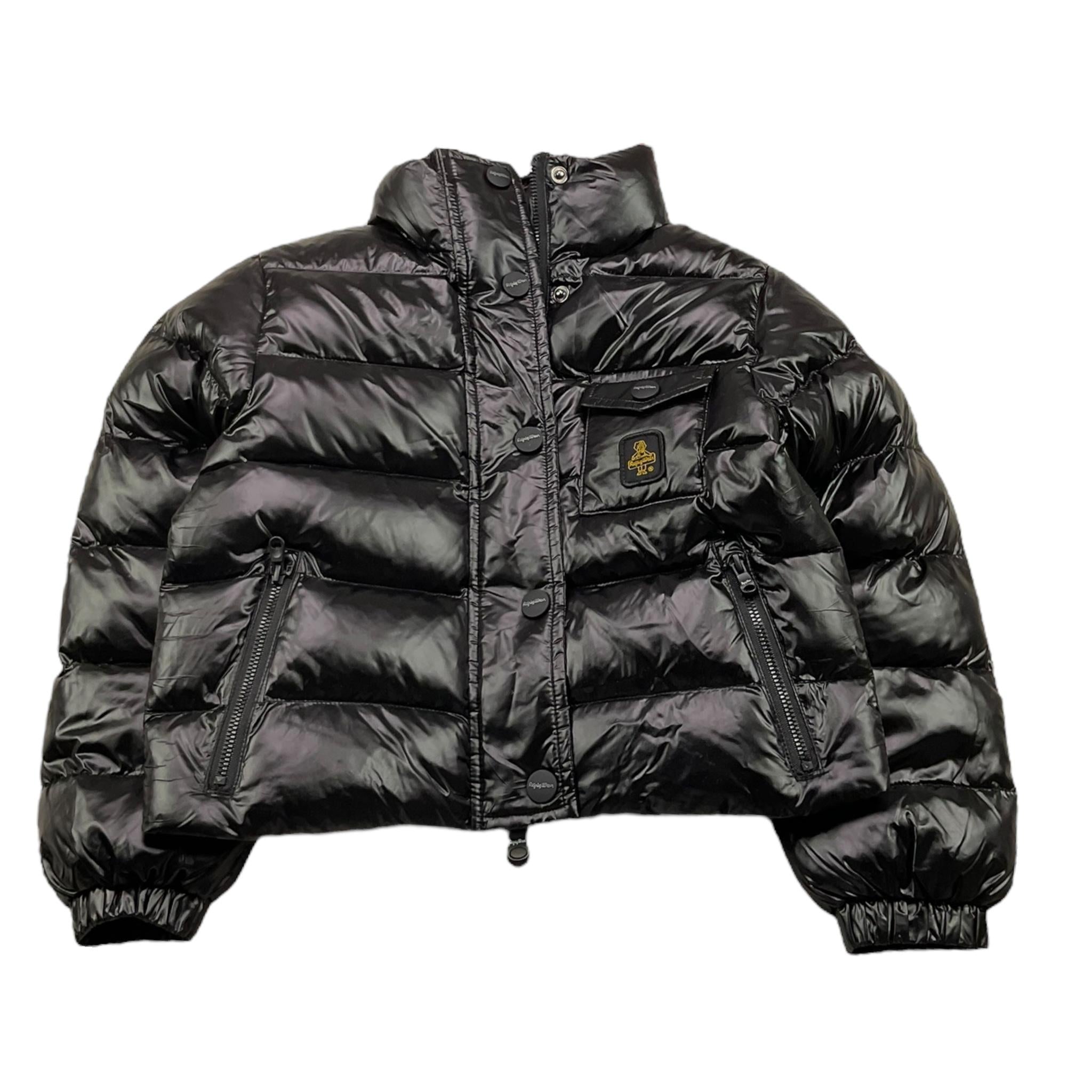 REFRIGIWEAR giubbino tinta unita con zip e cappuccio Nero per Bambina RWG960X NERO REFRIGIWEAR 