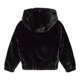 TWINSET pelliccia tinta unita con zip Nero per Bambina 242GJ2200 NERO TWINSET 