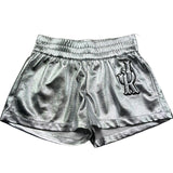 John Richmond Short Tinta Unita con Elastico In Vita per Bambina RGP26044SH ARGENTO JOHN RICHMOND 