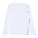 PINKO shirt girocollo tinta unita con stampa Bianco per Bambina F4PIBGTH204 BIANCO PINKO 