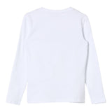 PINKO shirt girocollo tinta unita con stampa Bianco per Bambina F4PIBGTH204 BIANCO PINKO 