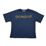 Dondup T-Shirt Tinta Unita con Stampa per Bambino DMTS034 BLU DONDUP 