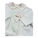 Le Bebe Completo 2 Pezzi Shirt-Ghettina Tinta Unita per Neonata LBG6287 BIANCO LE BEBE 