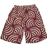 Paolo Pecora Bermuda Stampa Fantasia con Elastico In Vita per Bambino PP4294 BORDEAUX PAOLO PECORA 