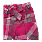 EMC pantalone tinta unita con fantasia a quadri Fuxia per Neonata BZ7089 FUXIA EMC 