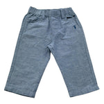 Trussardi Pantalone Tinta Unita con Elastico In Vita per Neonato TIP26038PA AZZURRO TRUSSARDI 