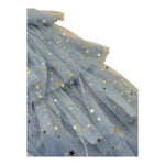 Prinsessefin Abito Tinta Unita con Tulle E Fantasia Stelle per Bambina STARDRESS AZZURRO PRINSESSEFIN 