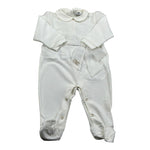 Elisabetta Franchi Tutina Manica Lunga tinta unita Bianco per Neonata ENTU50 BIANCO ELISABETTA FRANCHI 