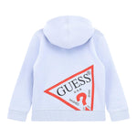 GUESS felpa tinta unita con zip e cappuccio Azzurro per Neonato N3YQ07KAUG0X AZZURRO GUESS 