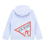 GUESS felpa tinta unita con zip e cappuccio Azzurro per Neonato N3YQ07KAUG0X AZZURRO GUESS 