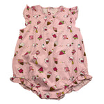 Mayoral Pagliaccetto Giromanica Tinta Unita con Stampe In Contrasto per Neonata PGLTT ROSA MAYORAL 