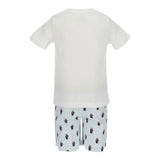Ralph Lauren Completo 2 Pezzi Pigiama T-Shirt-Bermuda per Bambino 9P0142 BIANCO RALPH LAUREN 