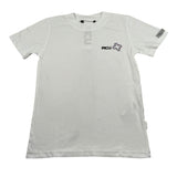 Mcu T-Shirt Girocollo tinta unita con Stampa Bianco per Bambina MCU0121 BIANCO MCU 