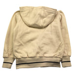 YES LONDON felpa con zip e cappuccio tinta unita cn logo Panna per Bambino JR5062F PANNA YES LONDON 