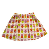 M+E' Gonna Tinta Unita Fantasia A Pois per Bambina UE0823 BIANCO M+E' 