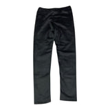 MOUSSE leggins tinta unita in velluto con stampa Nero per Bambina HKLB362B NERO MOUSSE 