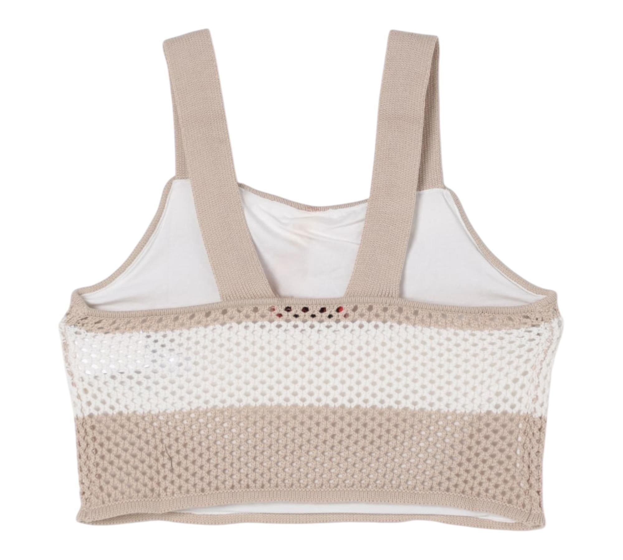 Max&Co. Top Giromanica Fantasia A Righe per Bambina MX01822X BIANCO/BEIGE MAX&Co. 