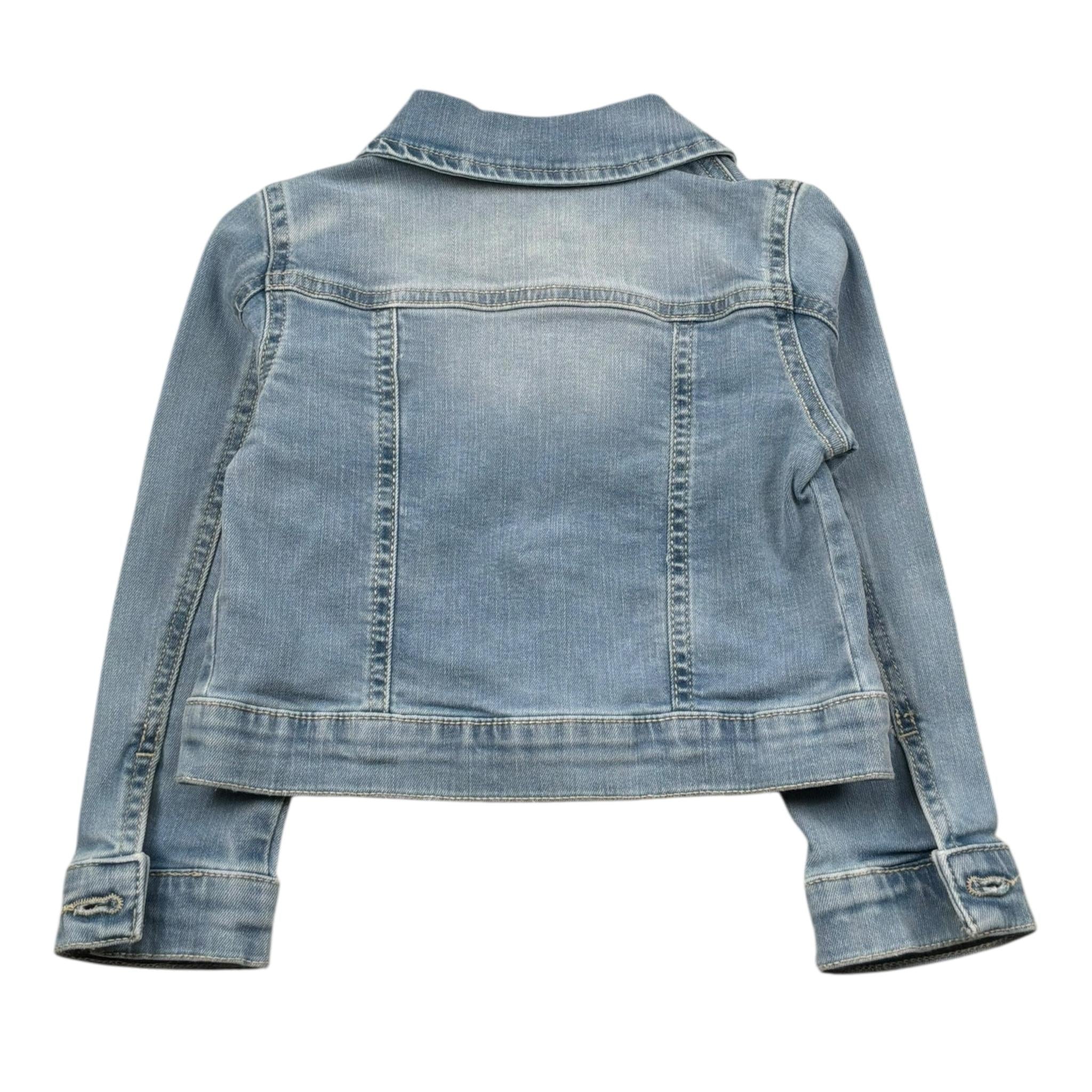 M+E' Giubbino In Denim Tinta Unita per Bambina UE1690 AZZURRO M+E' 