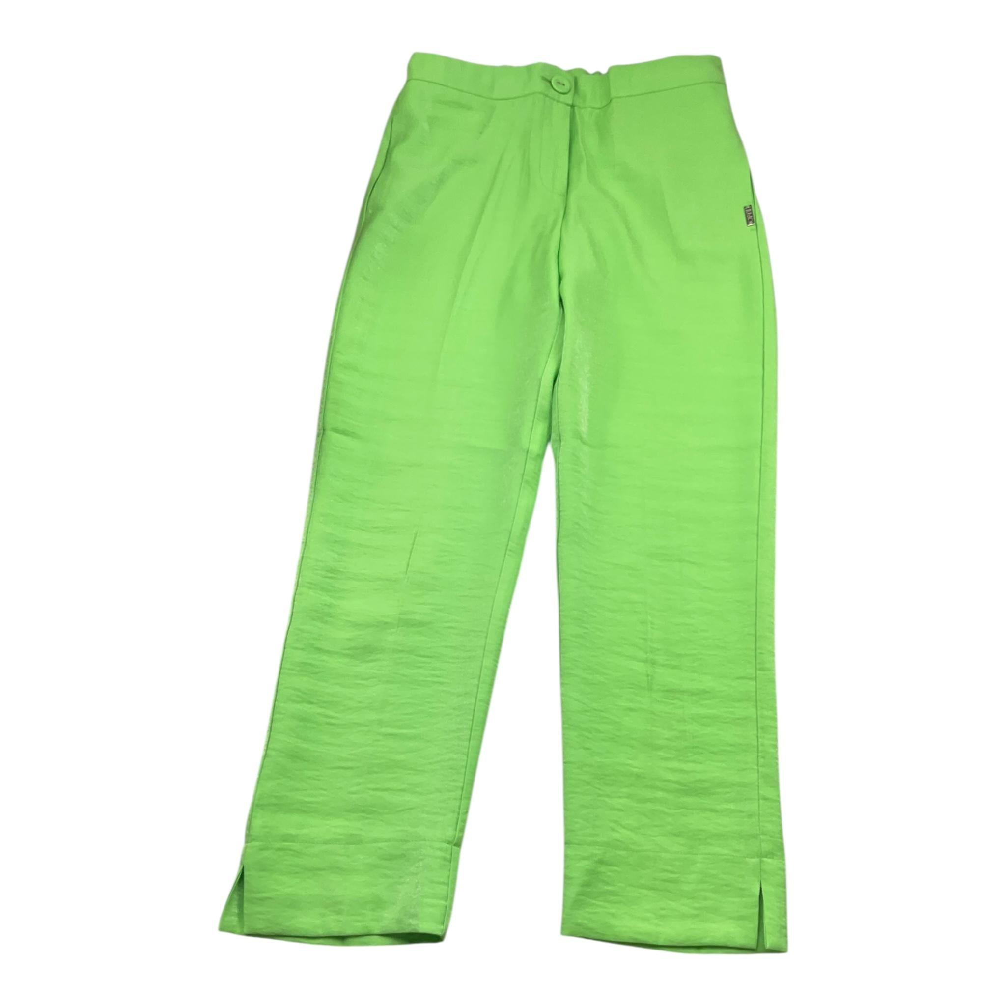 Liu Jo Pantalone Tinta Unita con Girovita Regolabile per Bambina GA5207 VERDE LIU JO 